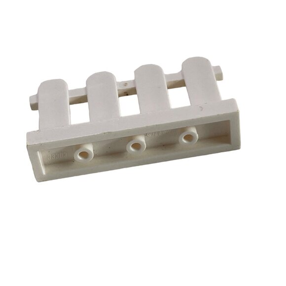 Lego White Picket Fence 1 x 4 x 2 Replacement Part Building Blocks 33303 u - Picture 3 of 3